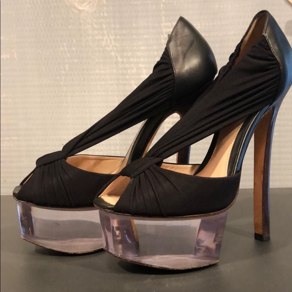 Fendi Cinderella acrylic platform shoes